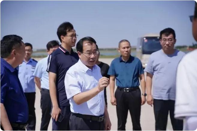 王錦山督導檢查河道防汛、防溺水工作